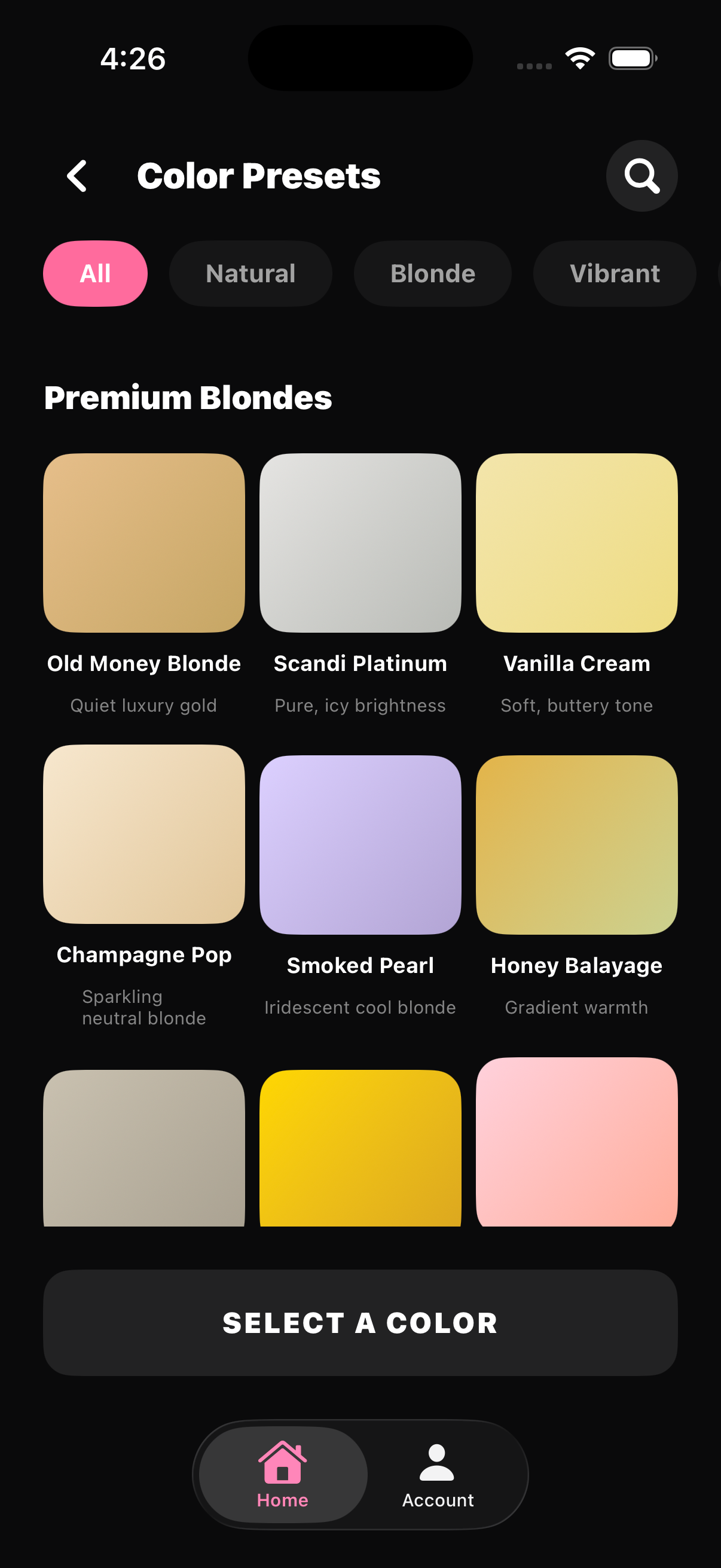 Color Presets